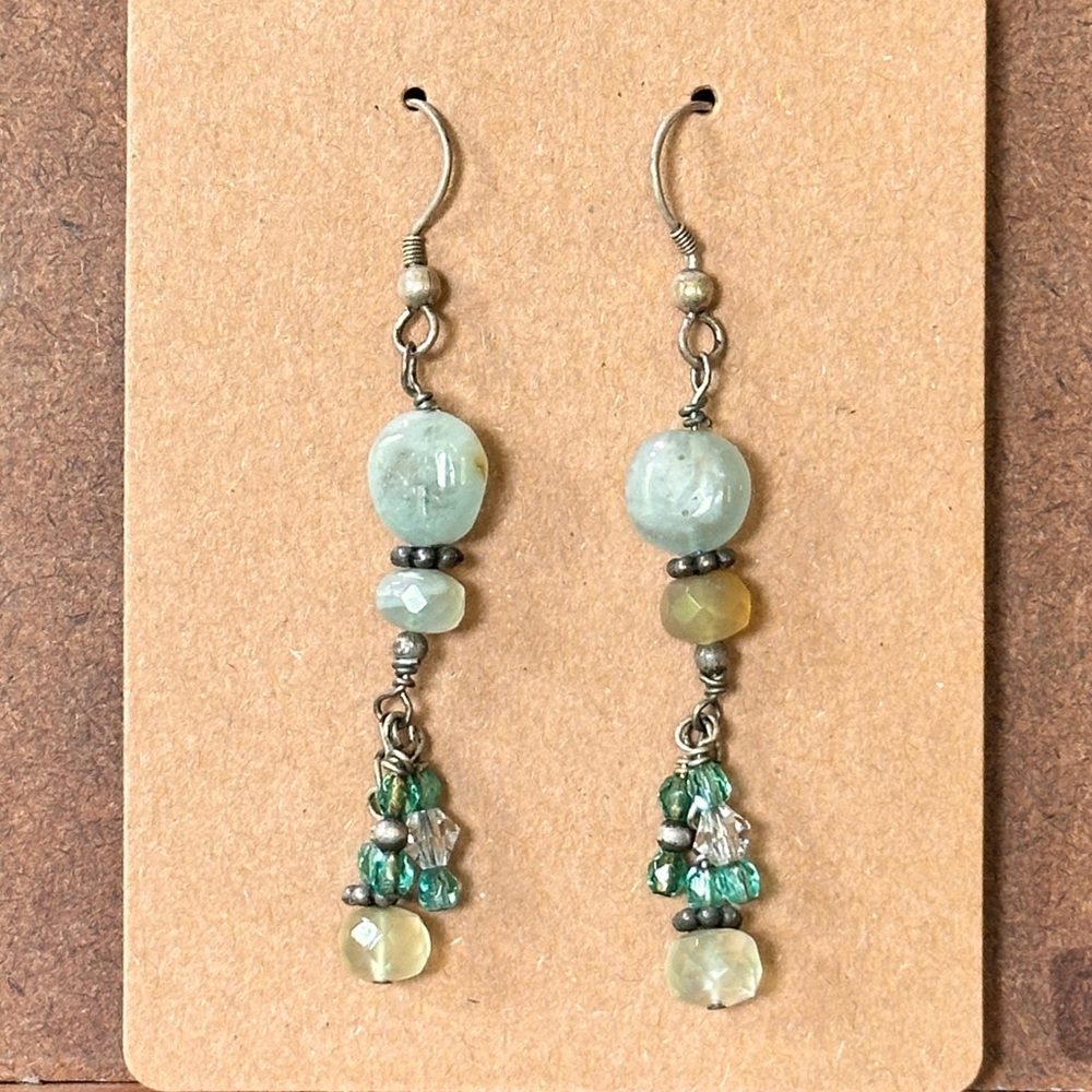 SEMI-PRECIOUS STONE EARRINGS